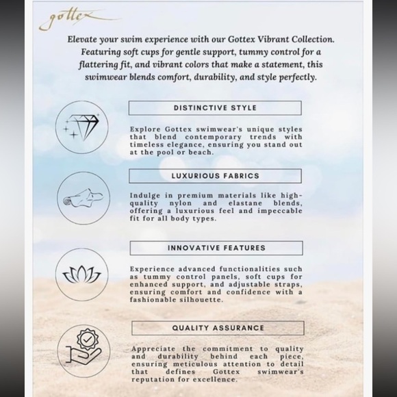 Gottex Women's Sexy Texture Scoop Neck Tank with Low Back One Piece NWT 10 - Picture 5 of 11